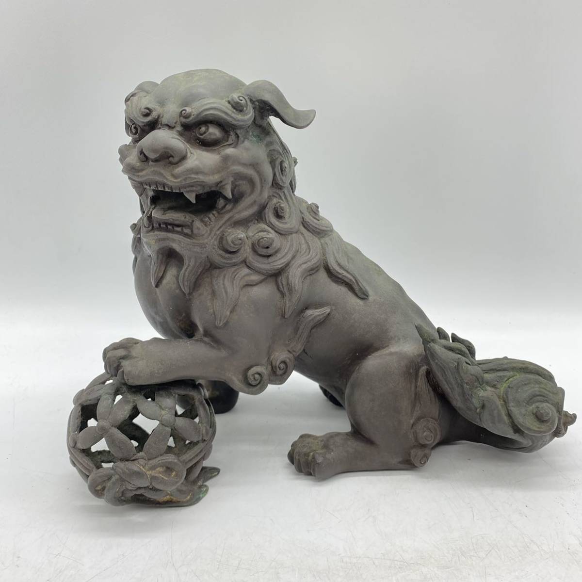 中国 玉石彫刻 犬 置物 V R5558 【公式通販】