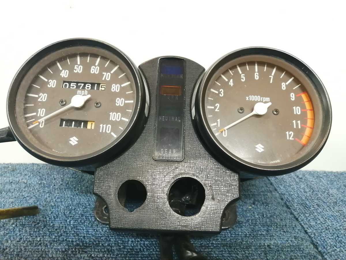 GS400 スピードメーター マイル？