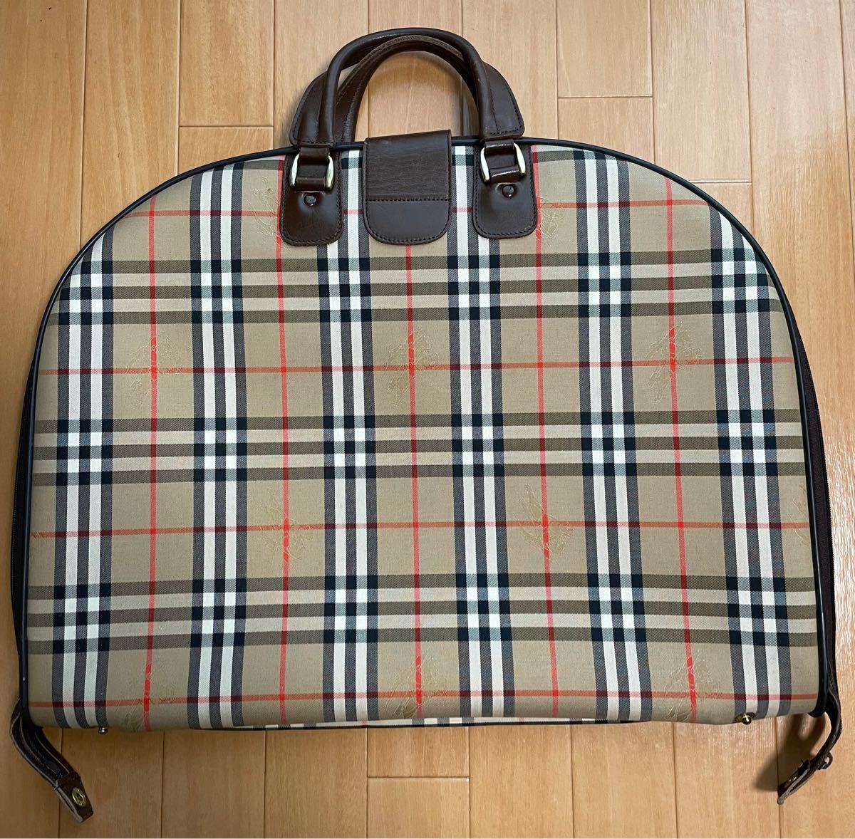 バーバリー ノバチェック ガーメントケース メンズ BURBERRY