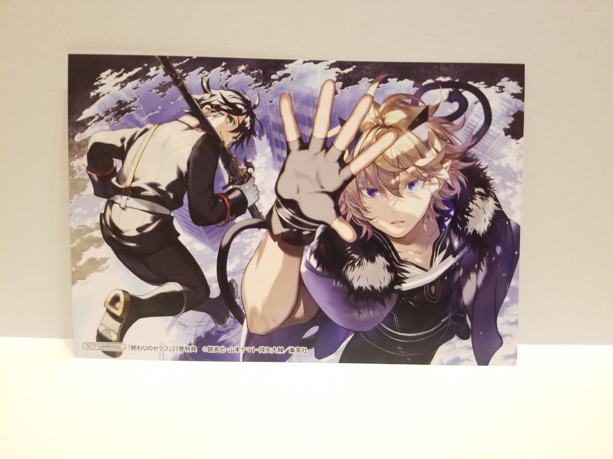 終わりのセラフSCFカードポストカード