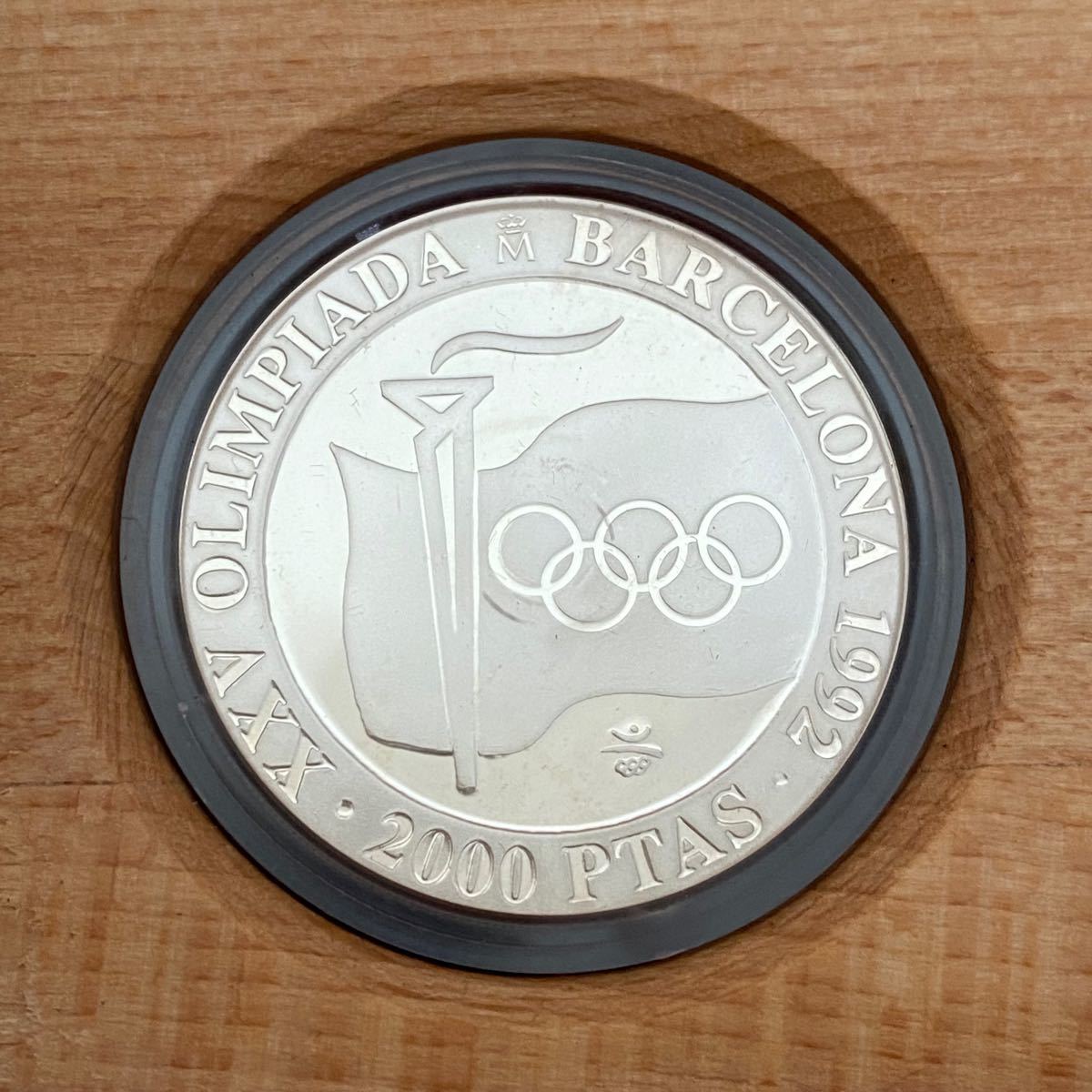 1992年 ペセタ バルセロナオリンピック 記念コイン プルーフ銀貨 4枚 F