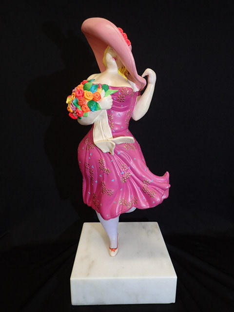 Yahoo!オークション - 1152[TS]レア ヒロヤマガタ 『春風』 ブロンズ像