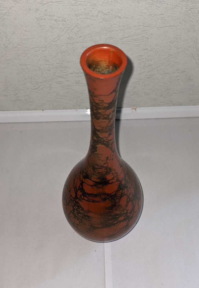 高岡銅器 ミノムシ 一輪挿し いぶし銀