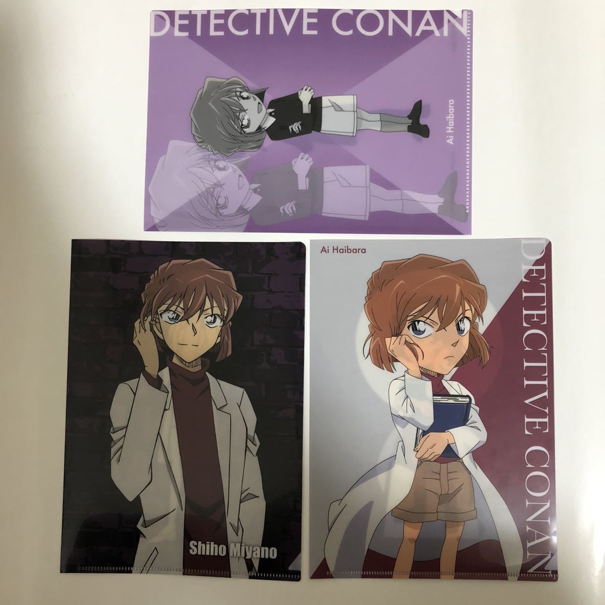 名探偵コナン クリアファイル 灰原哀 宮野志保 年代物 新品 人気柄 激