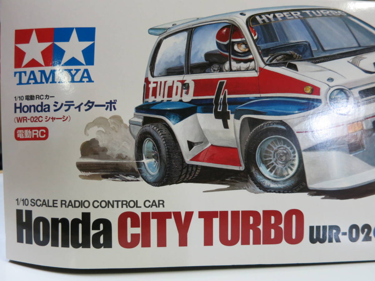 タミヤ 1/10 電動RCカー Honda シティターボ（WR-02C シャーシ）キット