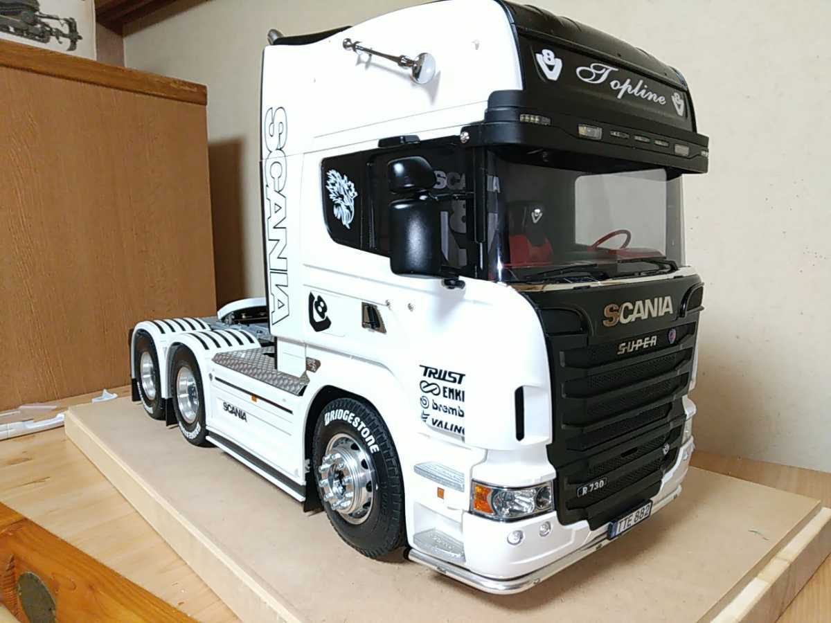 ストア 1/14タミヤ電動RCフルオペ スカニアR730(R620改) 完成品 タミヤ