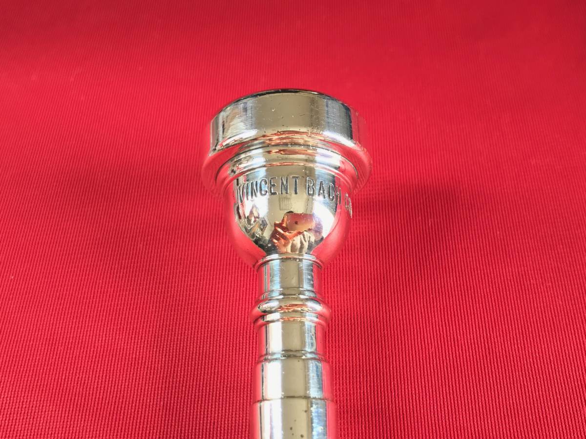Bach】コルネットマウスピース 3C 旧刻印 ニアピリオド Bach
