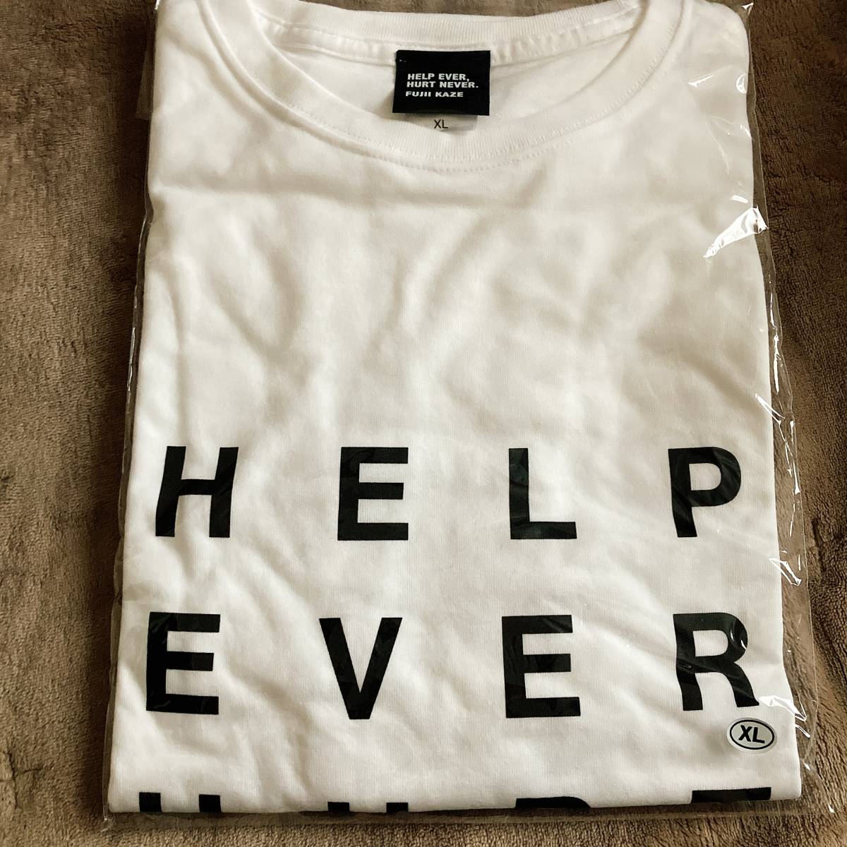 藤井風 Tシャツ HELP EVER HURT NEVER Lサイズ Lサイズ 藤井風 HELP EVER
