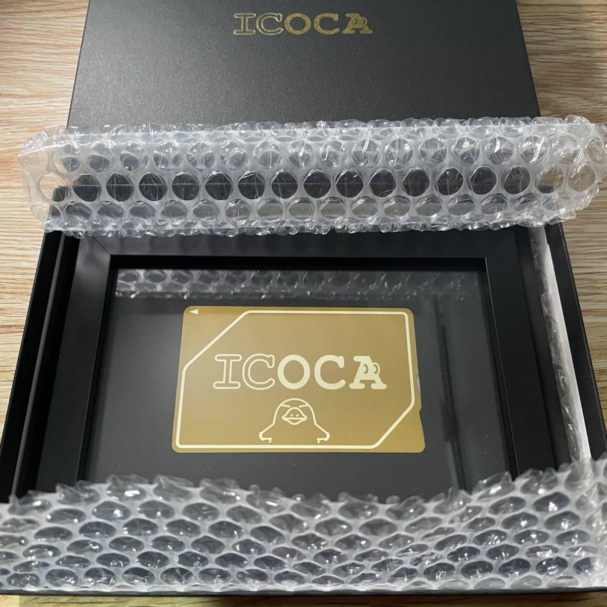 黄金のICOCA J-WESTゴールドカード 【非売品】 J-WEST ゴールドICOCA 黄金