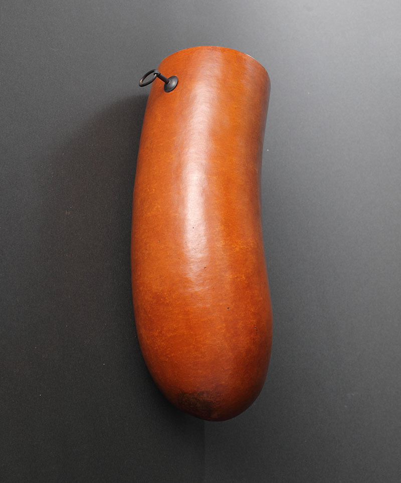 公式 川崎鳳岳 瓢花入 共箱 (川崎鳳嶽 千利休 瓢箪 花入 花器 茶道具)