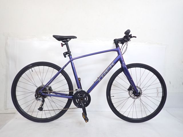 Trek クロスバイク FX3 Disc Purple Flip 付属品多数有り Trek クロス