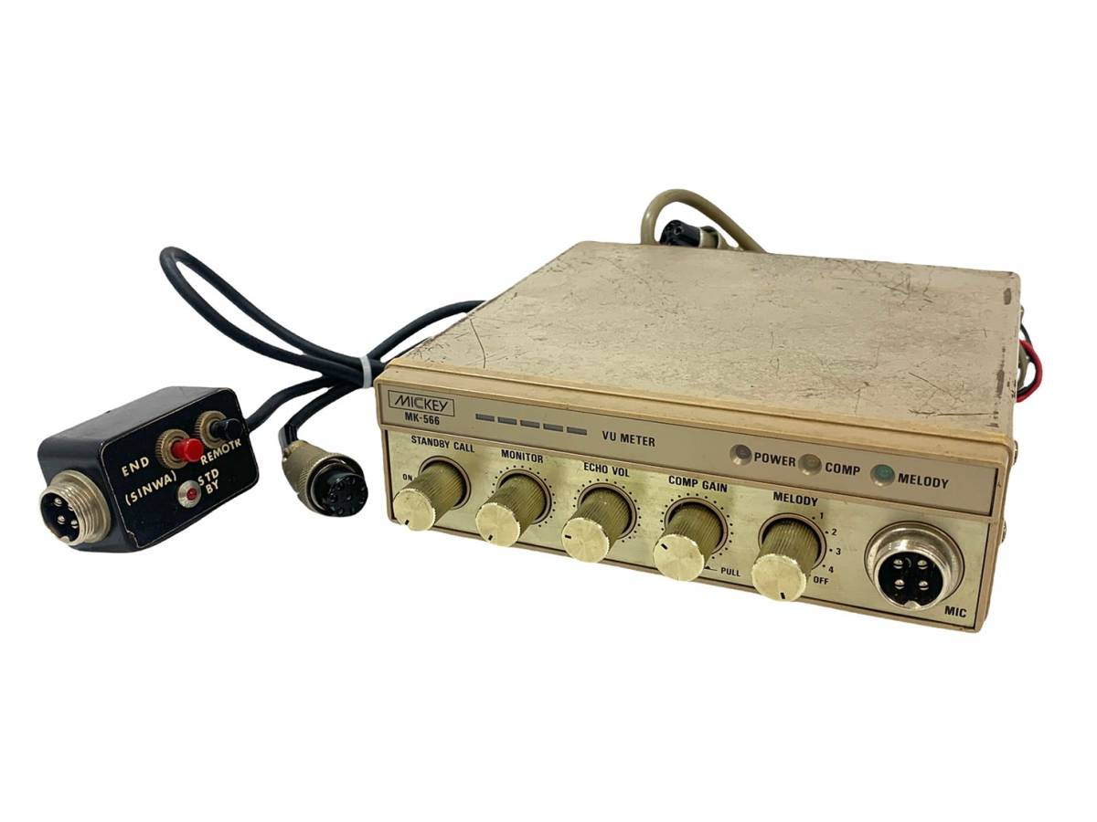 ト福】MICKEY MK-565E エコーチェンバー マイクコンプレッサー NASA4P