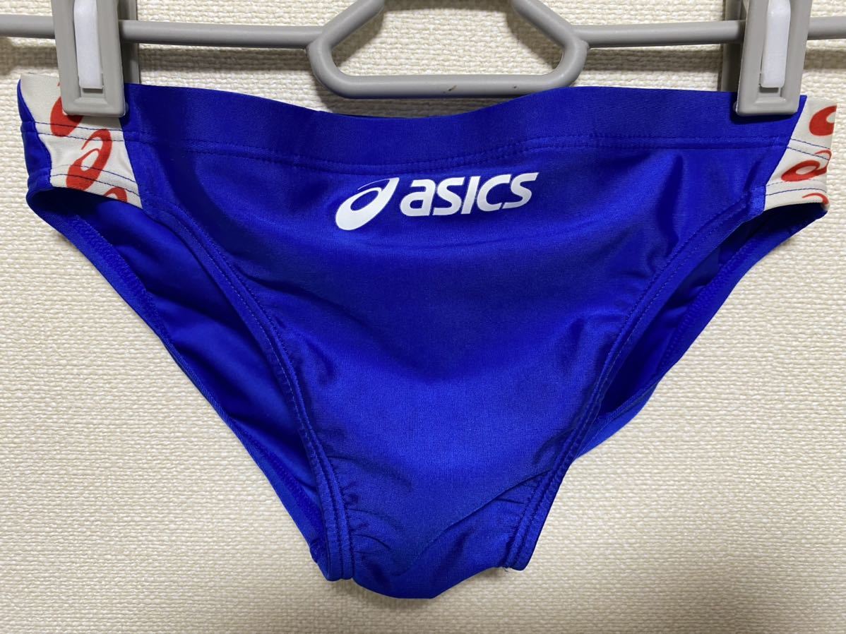 asics 競パン ハイドロCD サイドロゴ ブルー サイズS 工場 asics 競