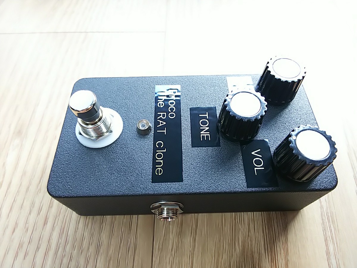 自作 RAT WhiteFace期 LM308N クローン エフェクター 自作 RAT