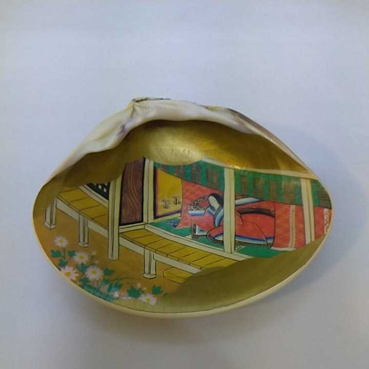 Yahoo!オークション - 王朝文筆 貝あわせ 源氏絵 2枚セット 貝合わせ