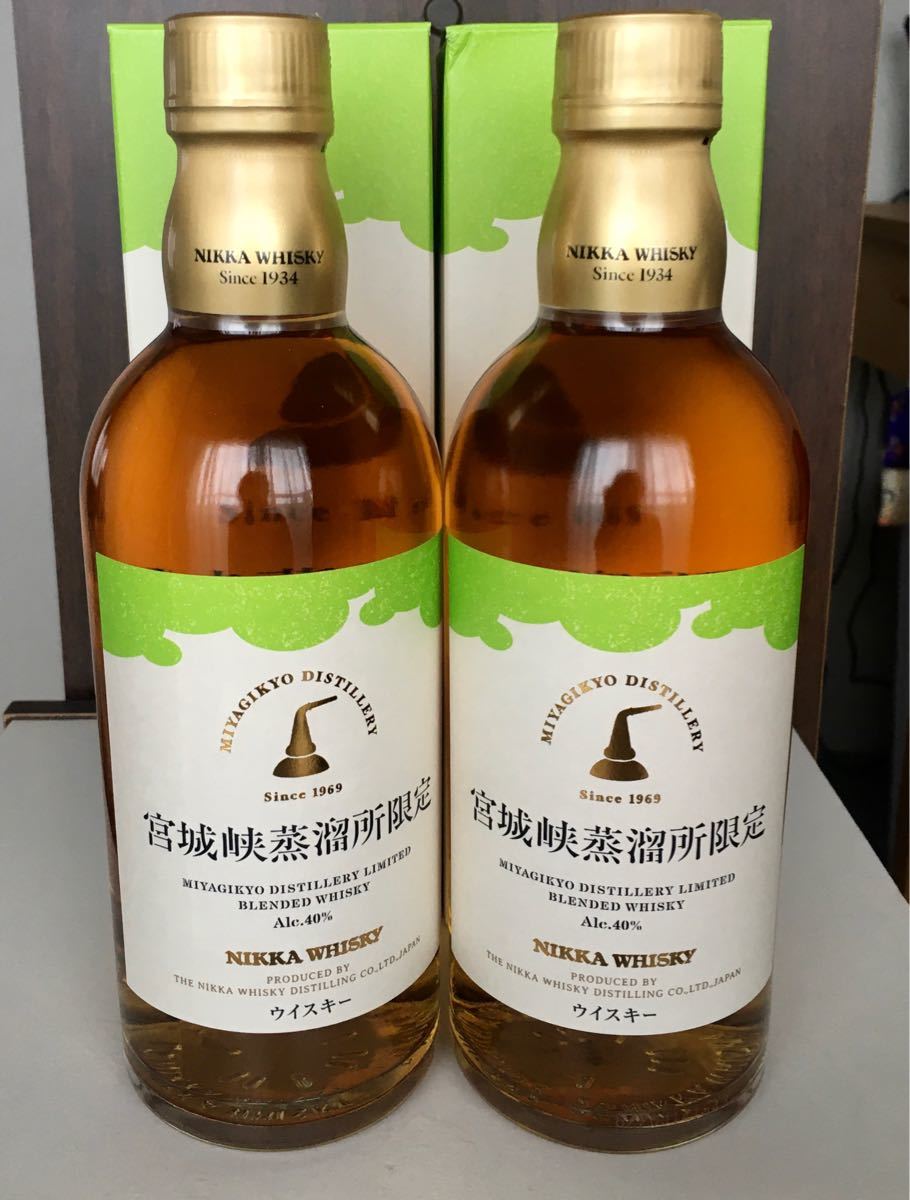 ニッカ 宮城峡蒸溜所 仙台工場限定販売 2本 ブレンデットウィスキー