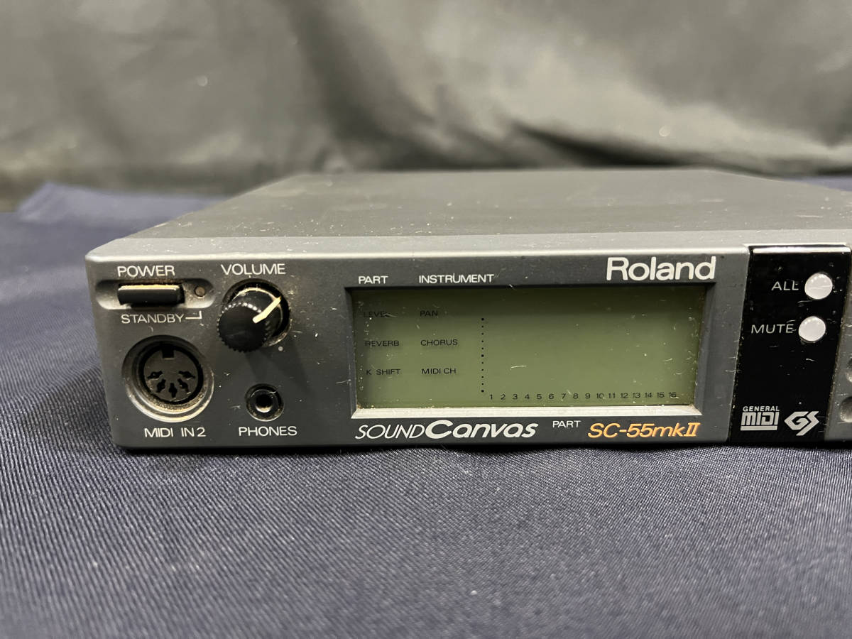 Roland ローランド Sound Canvas SC-55MKII MIDI音源モジュール ジャンク