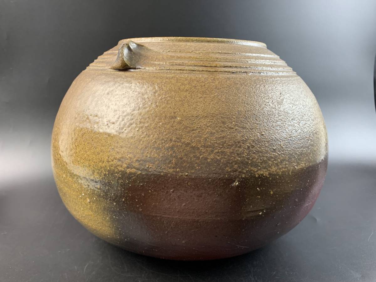 備前焼 壺 骨董品 年代物 陶芸品 芸術作品 美術品