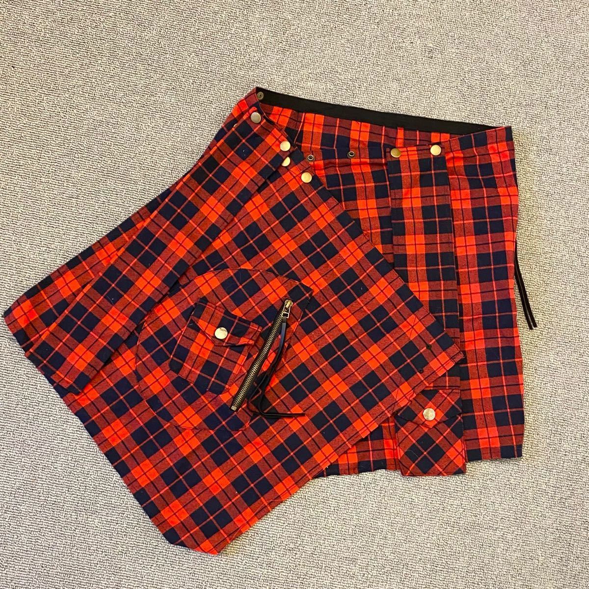 H*I様 GLAY SPIKE RECORDINGS チェック ラップスカート H*I様 GLAY