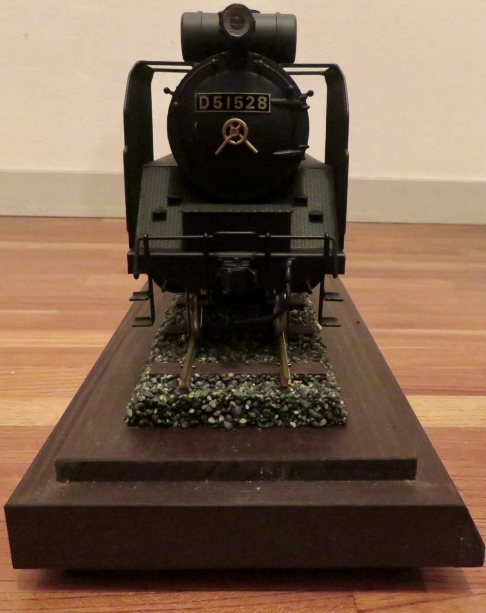 希少】動く蒸気機関車の模型（D51528） 希少】動く蒸気機関車の模型