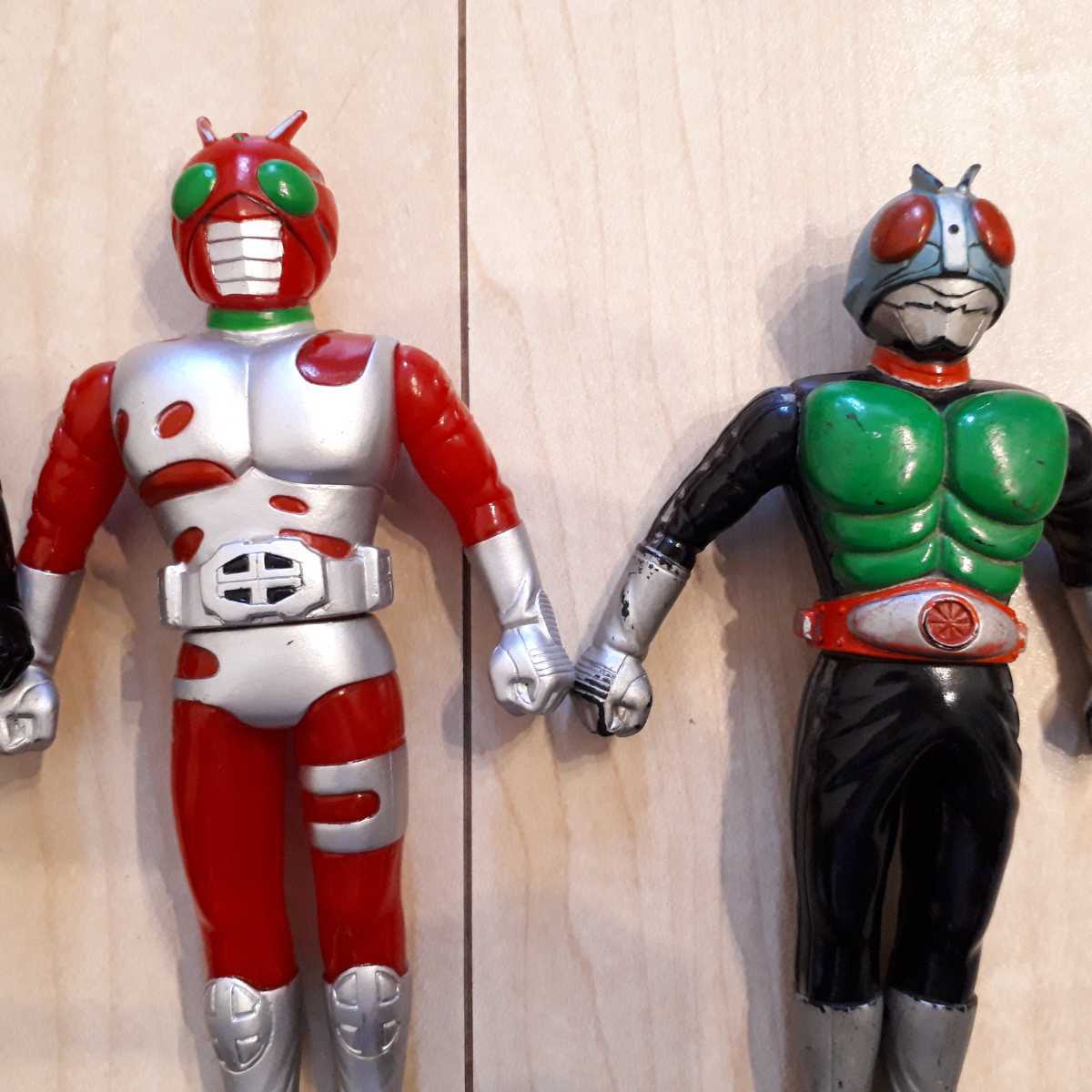 仮面ライダー 1号 ZX J BLACK RX ソフビ セット 昭和ライダー