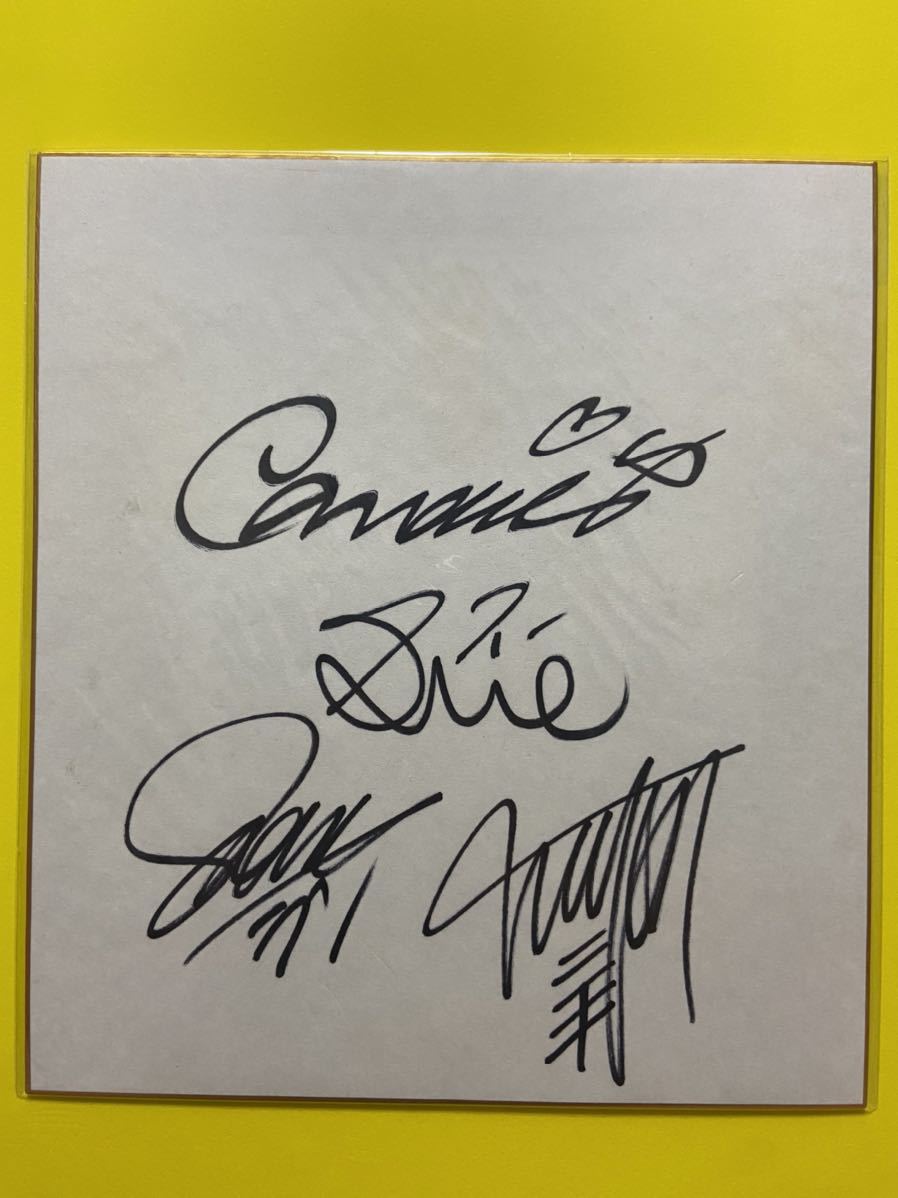 キャンディーズ ランちゃん スーちゃん ミキちゃん アイドル サイン色紙