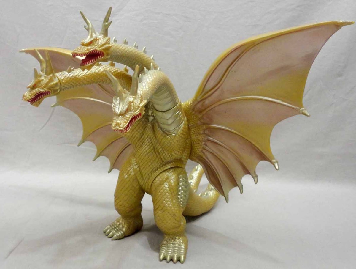 BANDAI 超ドラゴン怪獣 キングギドラ フィギュア 46cm BIG 正規品