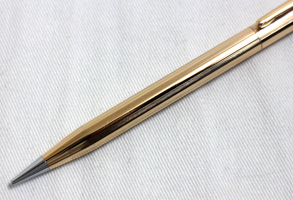 CROSS】クロス クラシック センチュリー シャープペンシル 14金張 回転