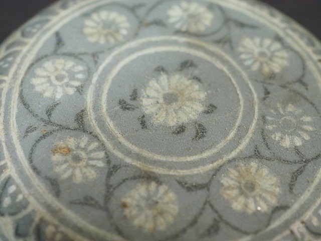 本歌 高麗青磁 香合 (貴重) 高麗青磁象嵌小鉢 高麗時代／高麗青磁の