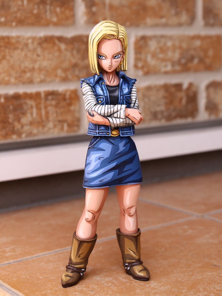 ドラゴンボール 人造人間18号 2次元塗装 リペイント フィギュア 2D 1番くじ