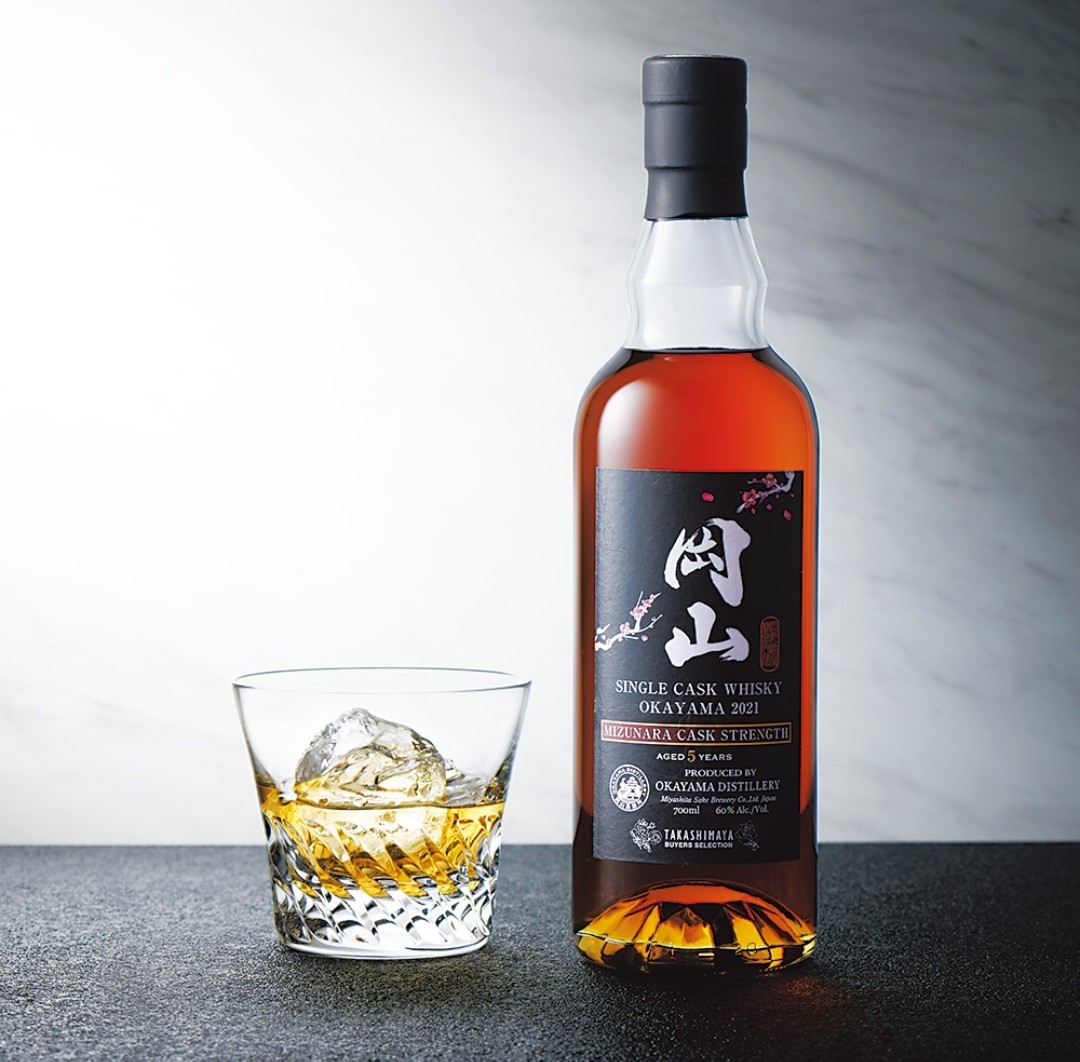 宮下酒造 シングルカスクウイスキー岡山 2023 MIZUNARA CASK STRENGTH