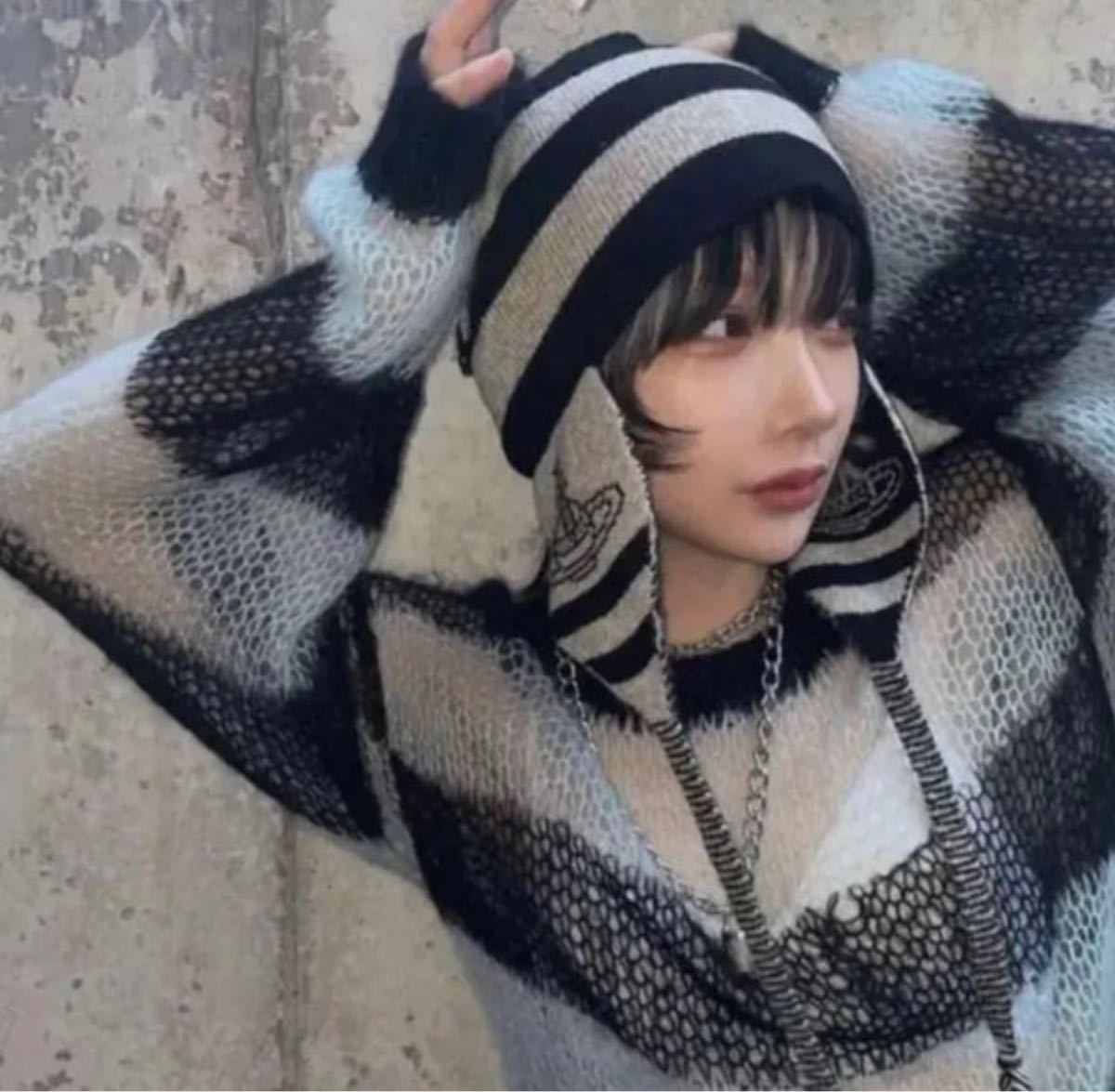 ヴィヴィアンウエストウッド ニット帽 耳 耳あて｜Yahoo!フリマ（旧