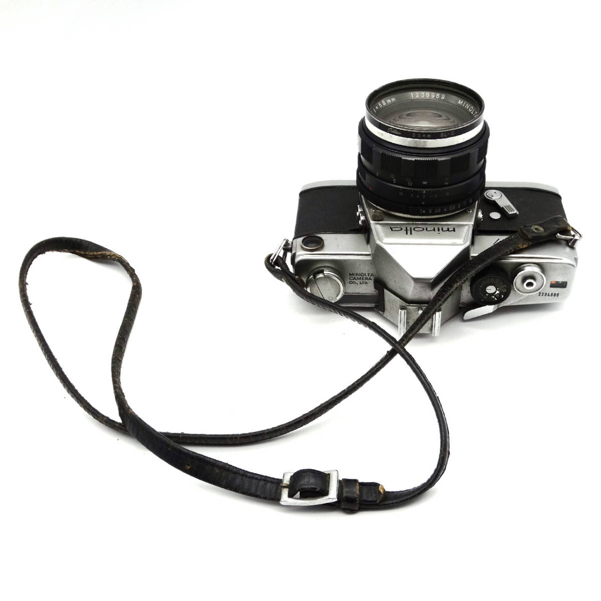 MINOLTA SR-7 カメラ AUTO ROKKOR-PF 58mm 1:1.4 レンズ （ケース付き）