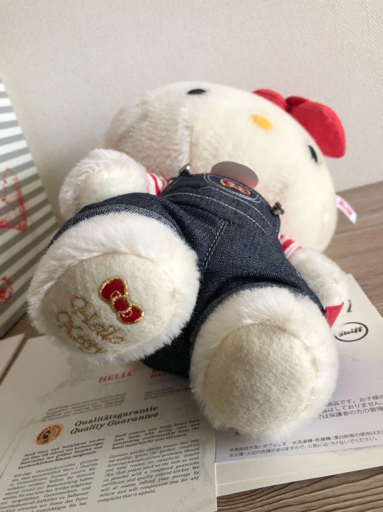 ハローキティ steiff シュタイフドール 誕生45周年 限定 コラボ 高級