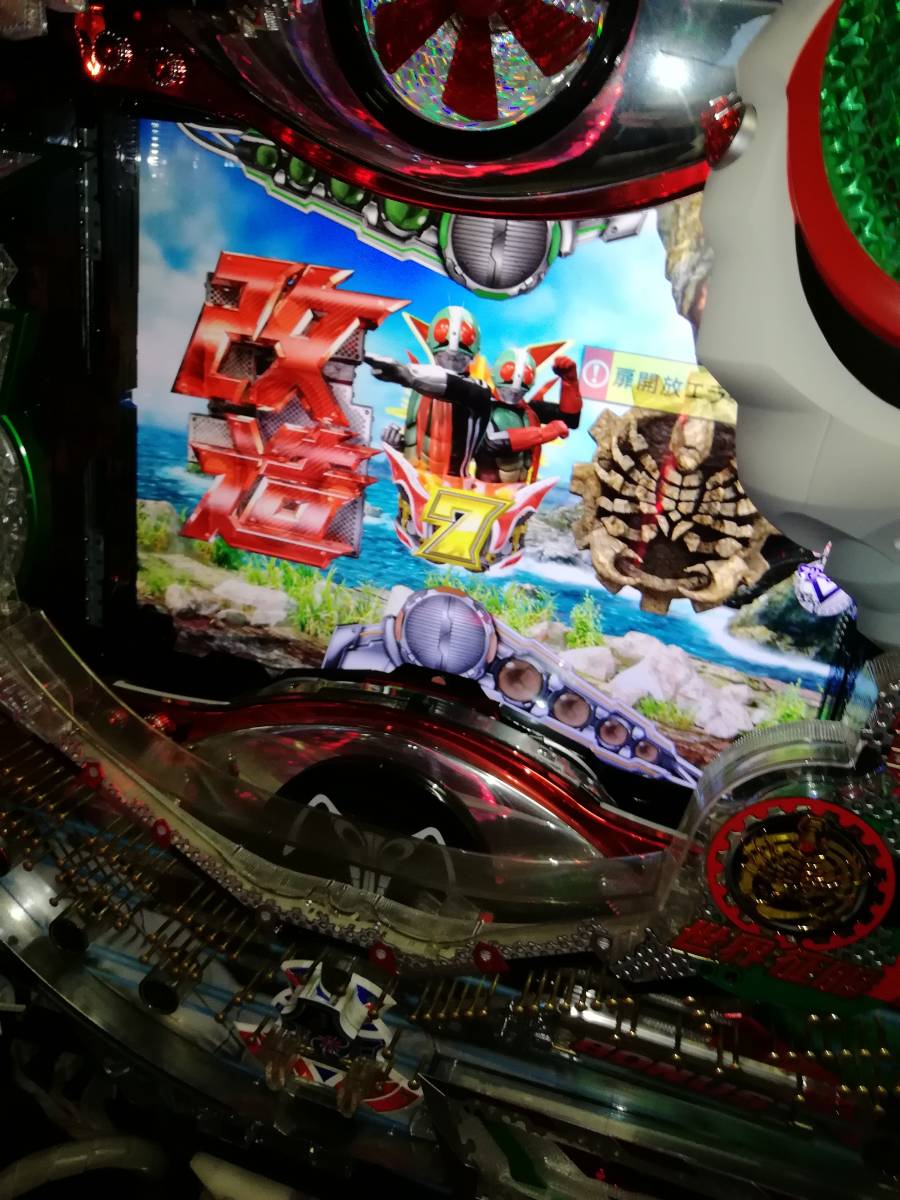 パチンコ 実機 京楽 CRぱちんこ 仮面ライダーV3 H5 1/390 玉循環加工