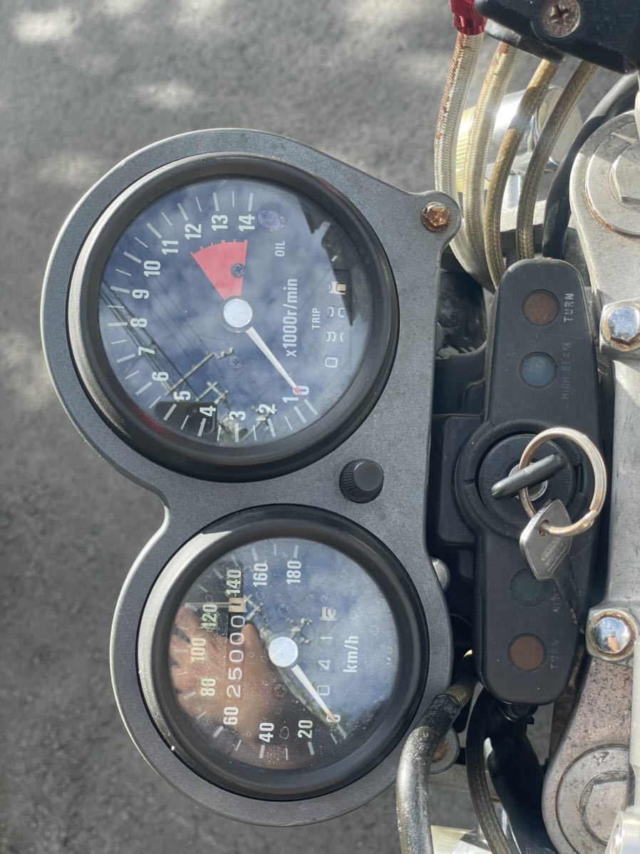 ゼファー400 親子メーター