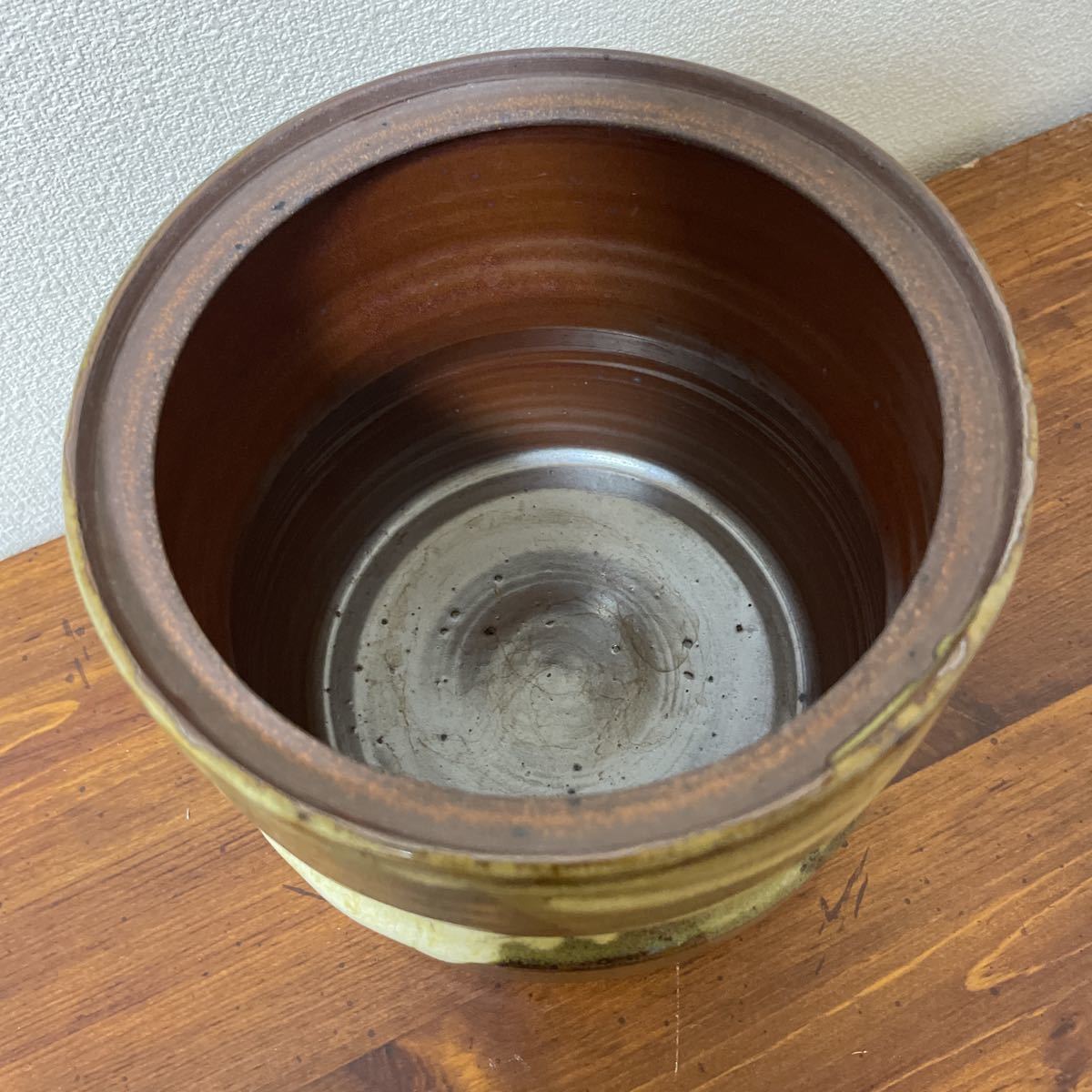 小代焼 水指 近重治太郎造 茶道具 共箱付