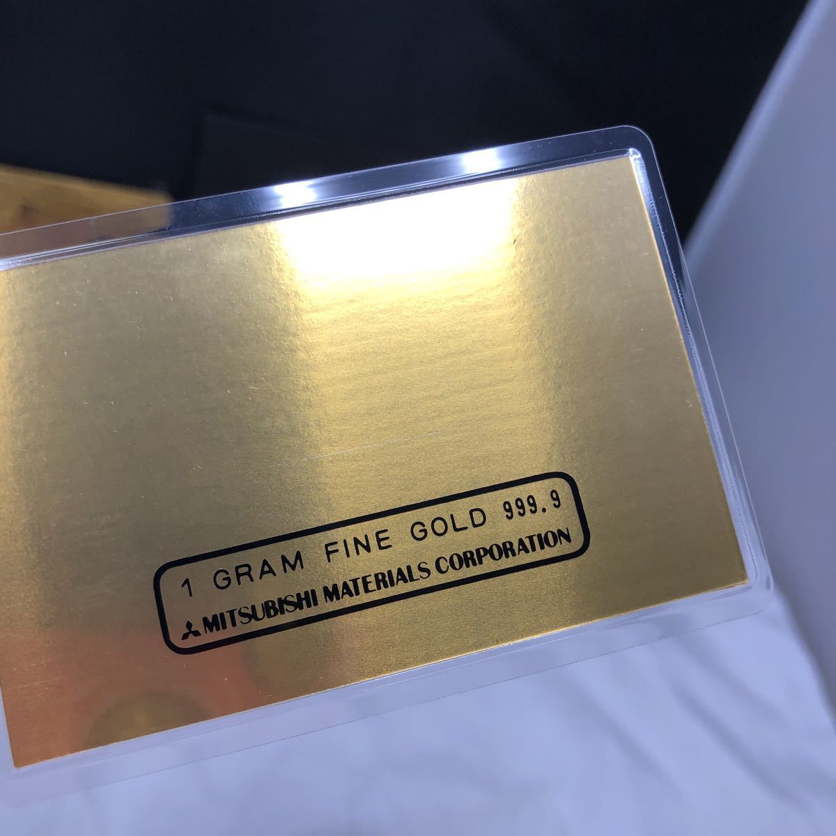 純金カード 三菱マテリアル 2g 999.9