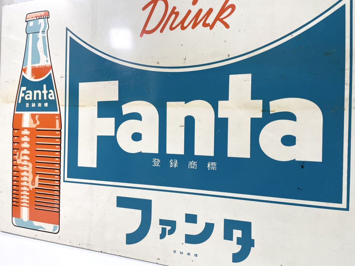 Yahoo!オークション - 1円〜 ファンタ FANTA ホーロー 琺瑯 看板 両面