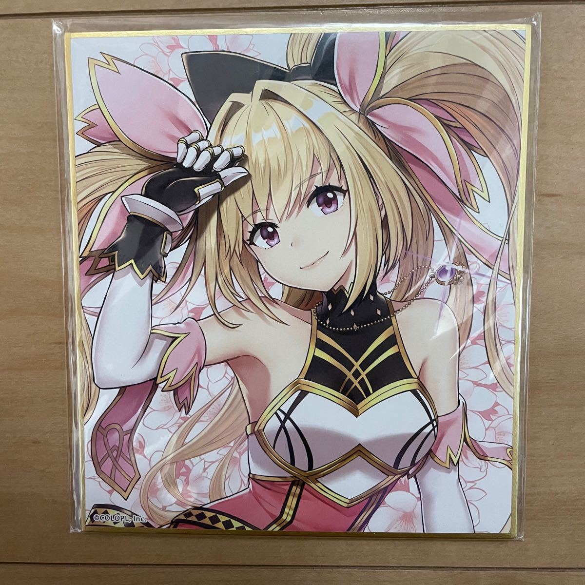 魔法使いと黒猫のウィズ コロプラフェス 色紙 リフィル