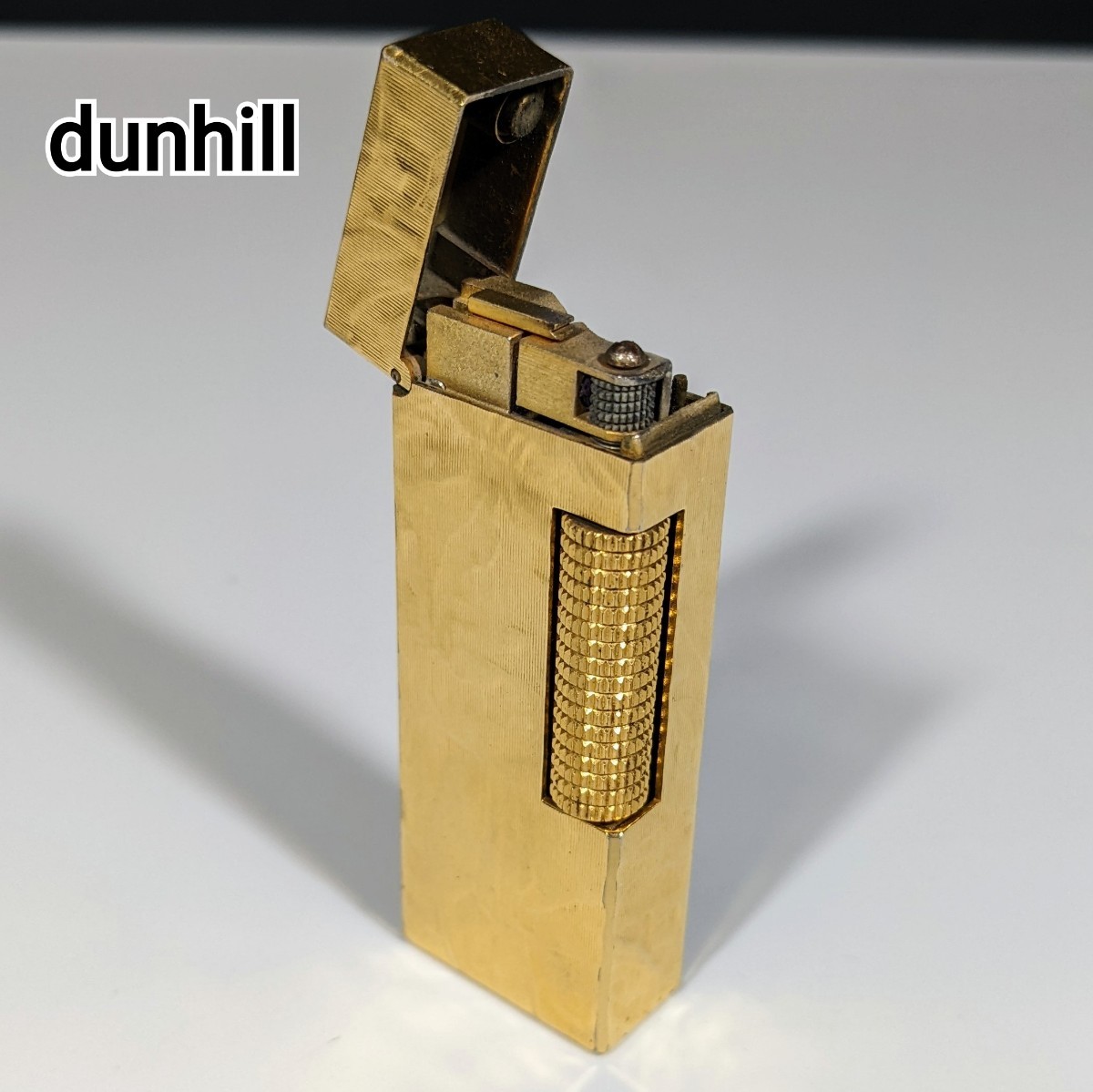 AJAP6012 dunhill ダンヒル ライター 槌目 箱付き(ダンヒル)｜売買され