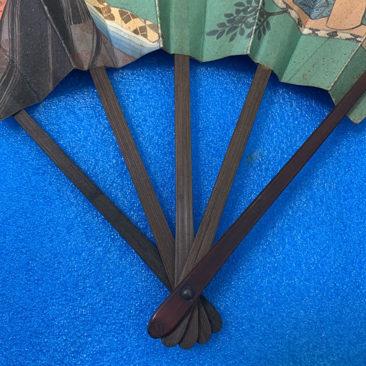 源氏物語飾り扇 】フランクリン画廊 解説書付き 27本 源氏物語 扇 源氏