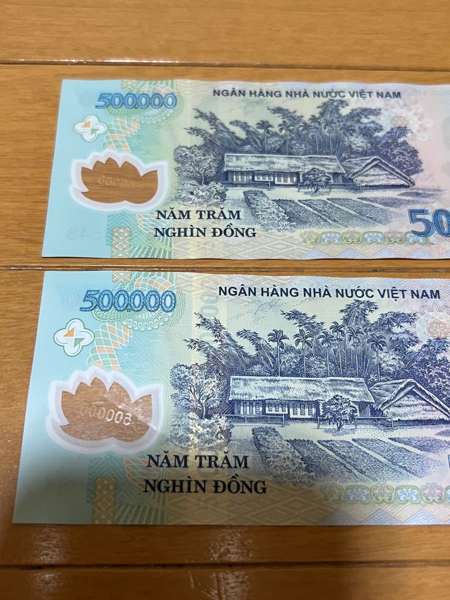 ベトナム ドン 50万ドン紙幣 2枚｜Yahoo!フリマ（旧PayPayフリマ）
