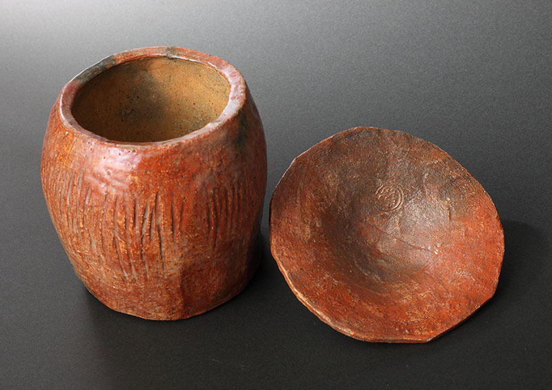 T994 水指 『赤楽 水指』『楽入 造』 共箱 茶道具 Yahoo