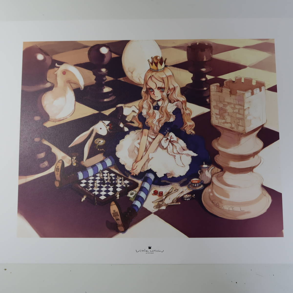 大槍葦人 直筆サイン入り複製原画 リトルウィッチ