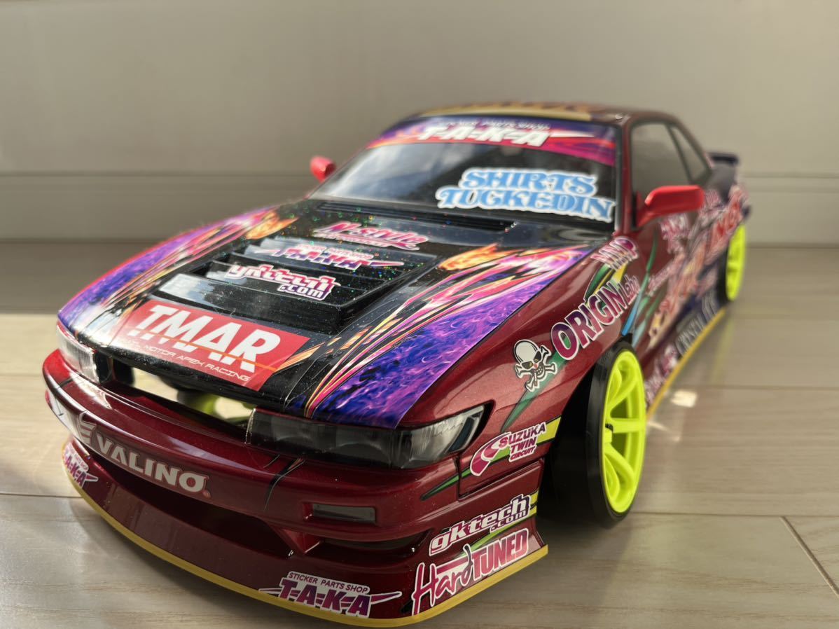 ラジコン ボディ シルビア S13 中村直樹 2022年 中村直樹 D1 V8