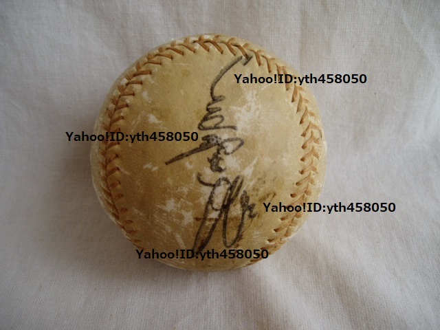 長嶋茂雄 現役時代の直筆サインボール