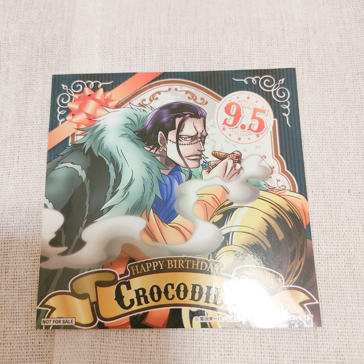 ワンピース 麦わらストア クロコダイル バースデー ステッカー｜Yahoo