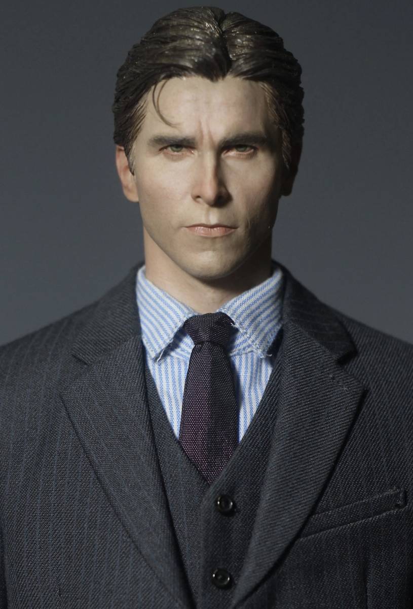 ブルース ウェイン 前髪植毛 カスタムヘッド バットマン ダークナイト