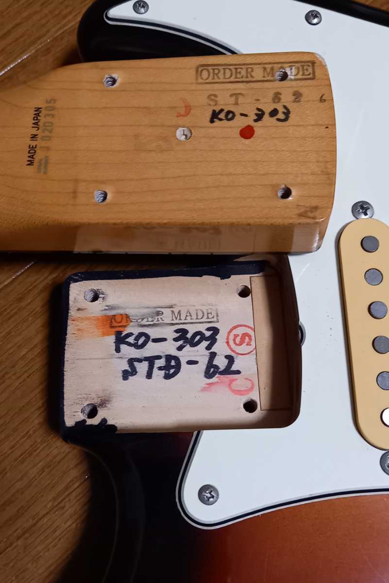 Fender Japan ST62 オーダー太ネック Sスタンプ フジゲン製 Fender